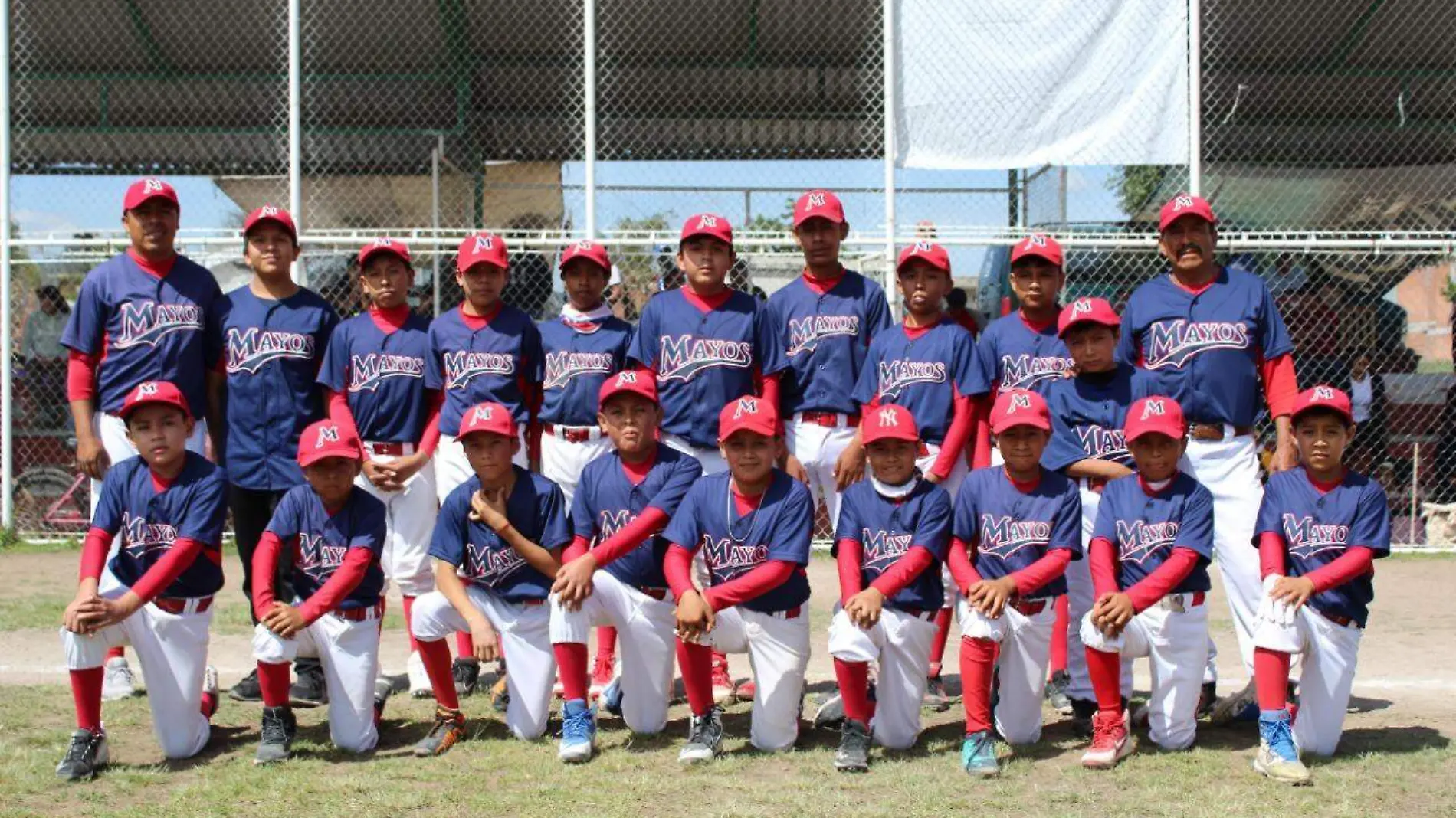 Los Mayos brillan en el beisbol infantil